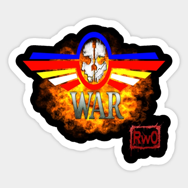 W.A.R Sticker by BIG DAWG APPAREL